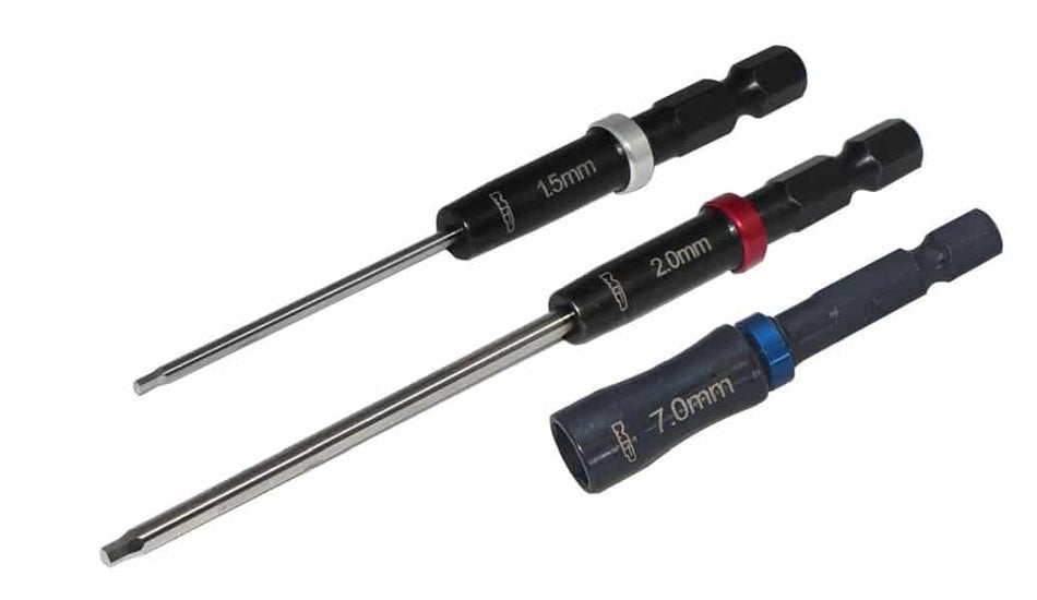 MIP Speed Tip Hex Wrench Set Gen 2, 1.5mm, 2.0mm Hex &amp; 7.0mm Nut Driver 9625 image 0