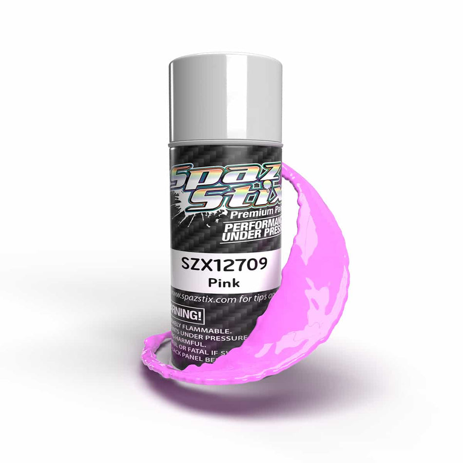 Spaz Stix Solid Pink Paint 3.5oz Can SZX12709 12709 image 0