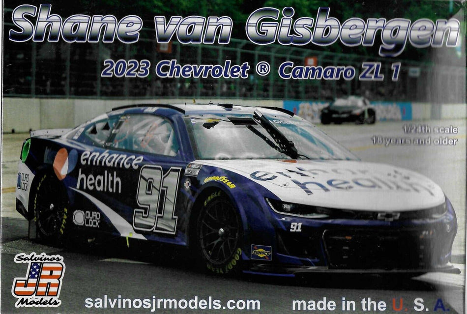 Salvinos JR Shane van Gisbergen #91 Kit Chicago Win Model Kit THC2023SVG image 0