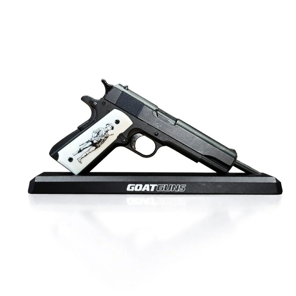 GoatGuns 1/2.5 Scale Die Cast 1911 Model Pistol GOA (GOALS) w/Patriot 2000 Made