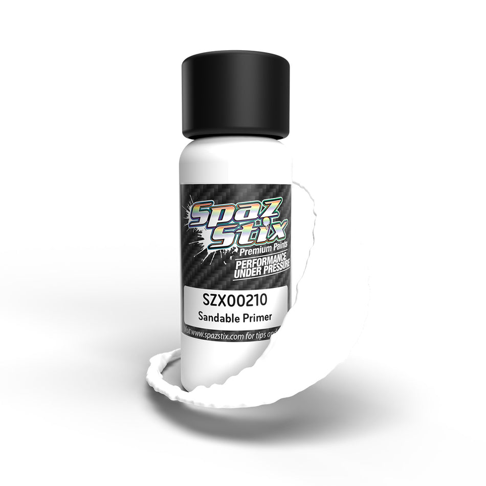Spaz Stix High Quality Sandable Primer Airbrush Paint 2oz Bottle SZX00210 00210 image 0