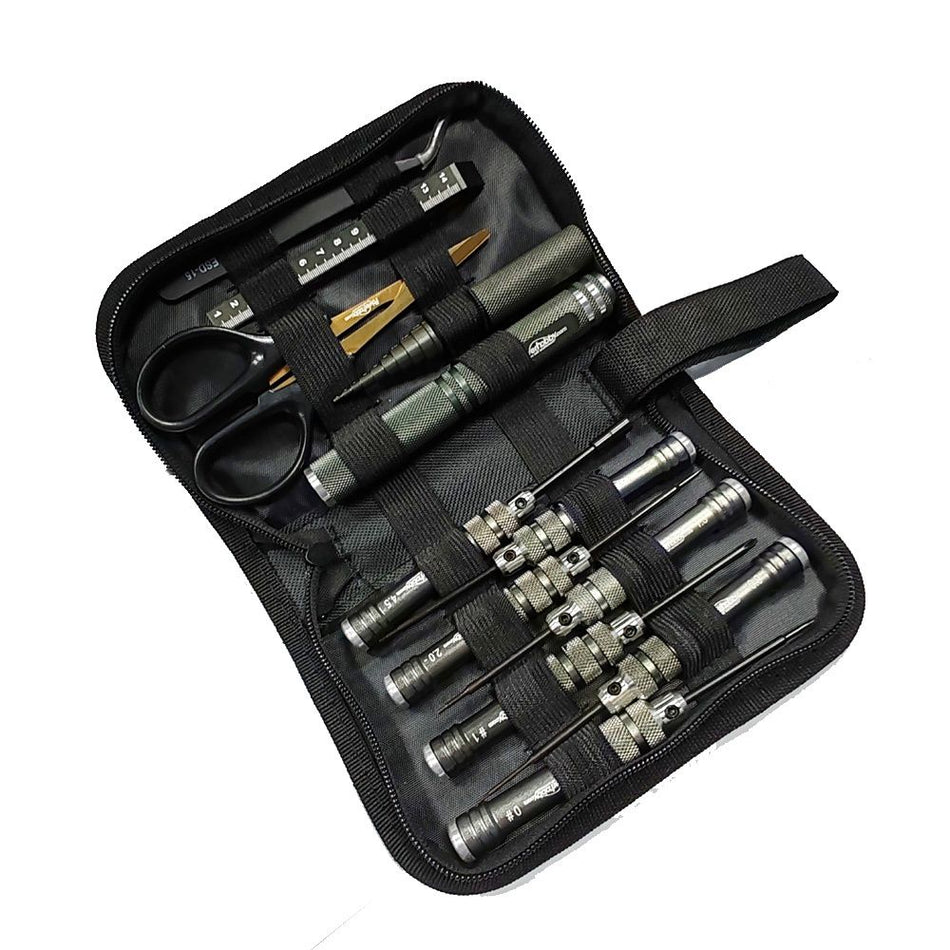 Power Hobby Pro Series Complete Tool Kit for Kyosho Mini-Z w/Carry Bag 6028 image 0