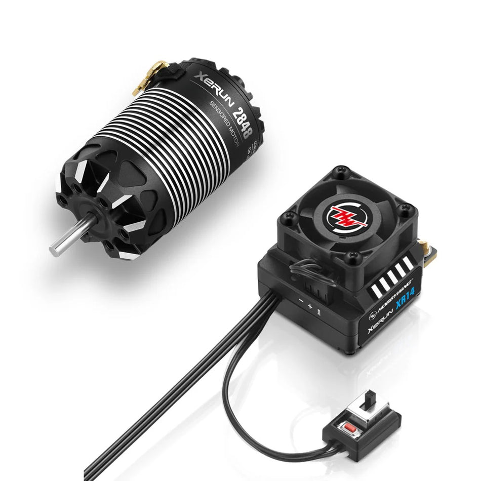 Hobbywing Xerun XR14 ESC &amp; 2848 SD 4600KV Motor Combo 38010610 image 0