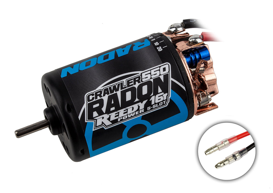 Reedy Radon 2 Crawler 550 16T 5-Slot 1450kV Brushed Motor ASC27465 image 0