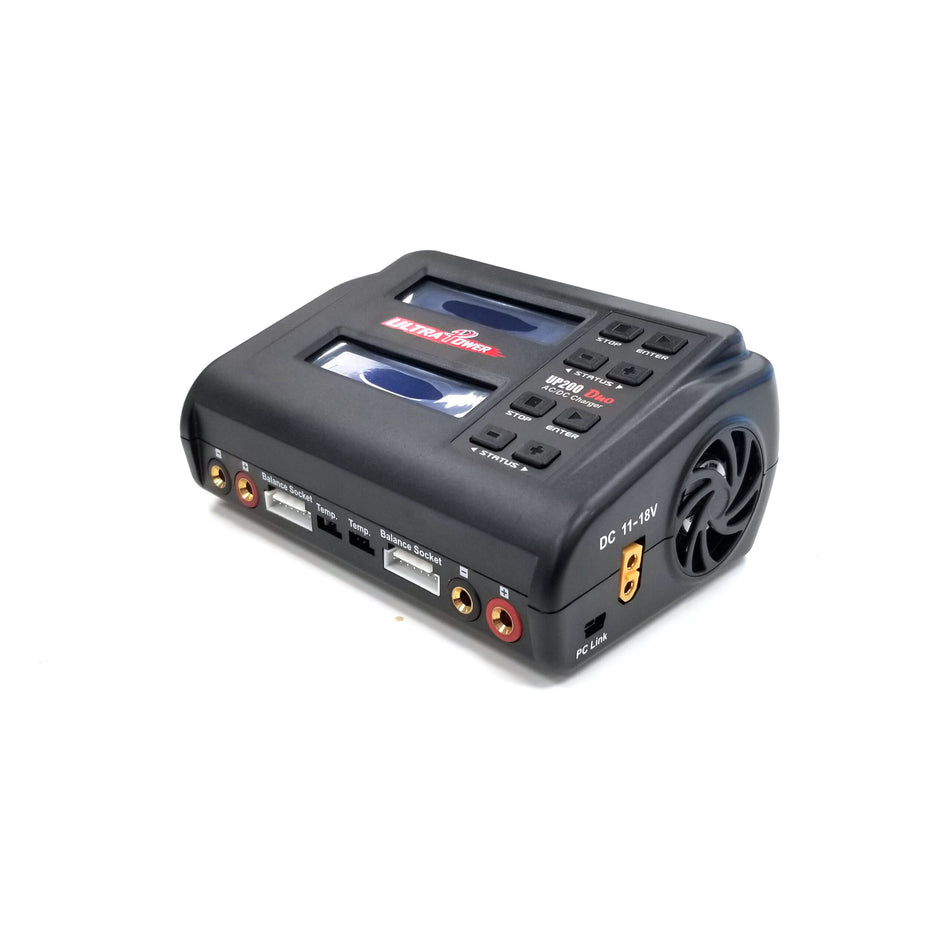 UP200 DUO 200W Dual Port Multi-Chemistry AC/DC Charger UPTUP200DUO image 0
