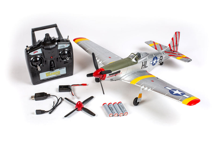 Rage RC P-51D Mustang 500mm Brushless RTF Warbird w/ PASS Stability System 1600 RGRA1600 image 0
