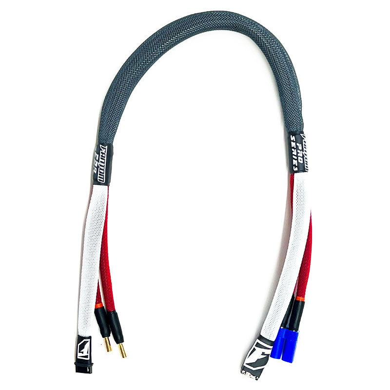 Fantom 4S 4-Cell 4mm Bullet Charger to EC5 Battery PRO Charge Lead FAN26134