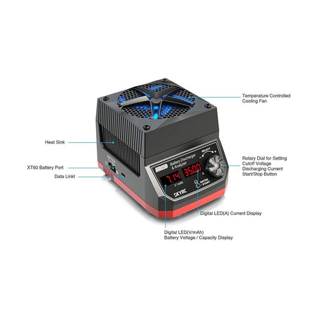 SkyRC Battery Discharger &amp; Analyzer RC LiPo Battery 250W 35A BD250 image 1