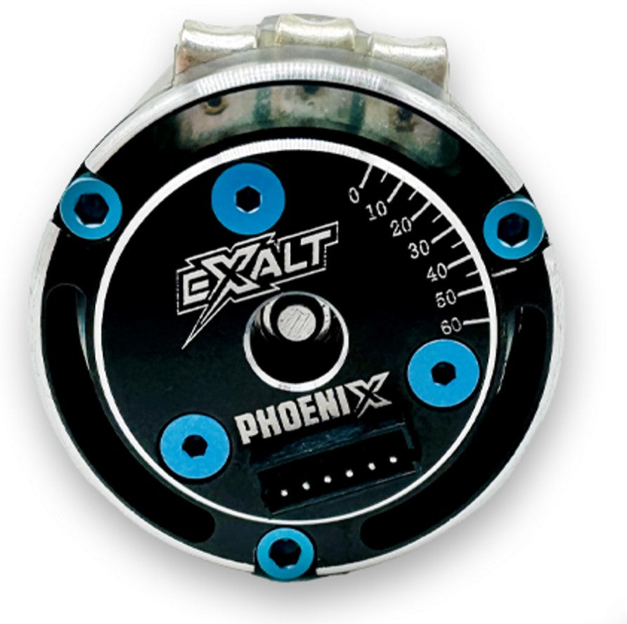 Team Exalt Complete Spec Motor Blue Aluminum Screw Kit EXA0242G image 0
