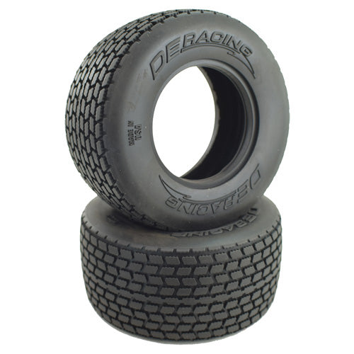 DE Racing Mini G6T Rear D40 Soft Tire For Street Stock - Modified w/inserts 2pcs DER-G6R-D40 image 0