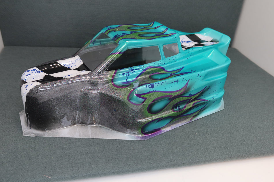 Rons Reserve Custom Painted Body HB Mugen Kyosho TLR 8X RC8B4.1 Sworkz 1/8 Buggy