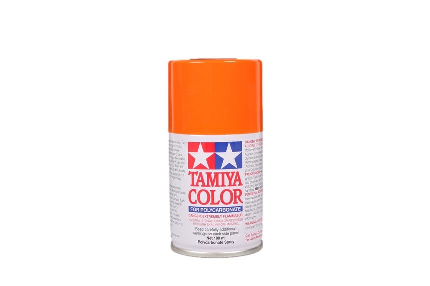Tamiya Polycarbonate Lexan Paint PS-62 Pure Orange Spray Can TAM86062 86062 image 0