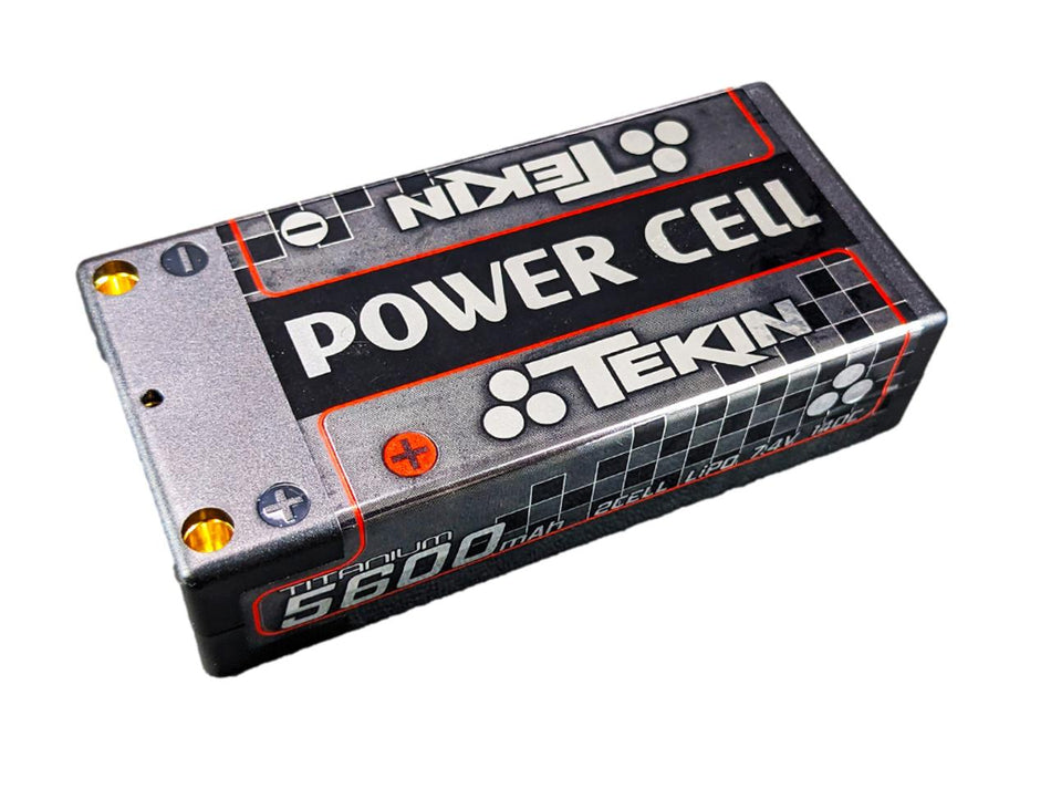 Tekin Titanium POWER CELL 5600mAh 2s 140C Shorty LCG LiPo Battery TT1653 image 0