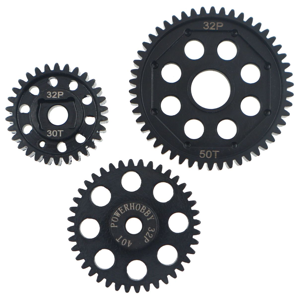 Powerhobby Losi Promoto MX Hard Steel Transmission Gear Set 50T/40T/30T 5876 image 0