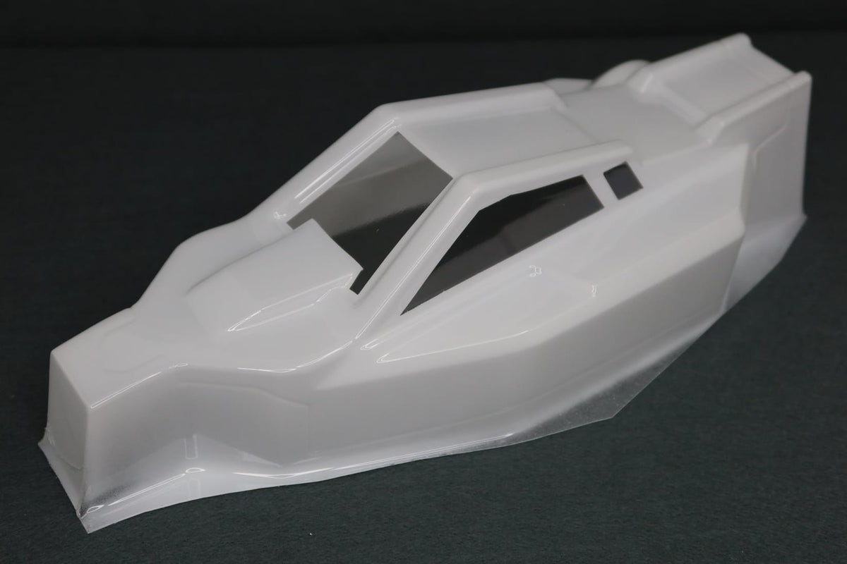 New Custom Painted White Body for Team Associated B7 &amp; B7D 2wd Buggy image 0