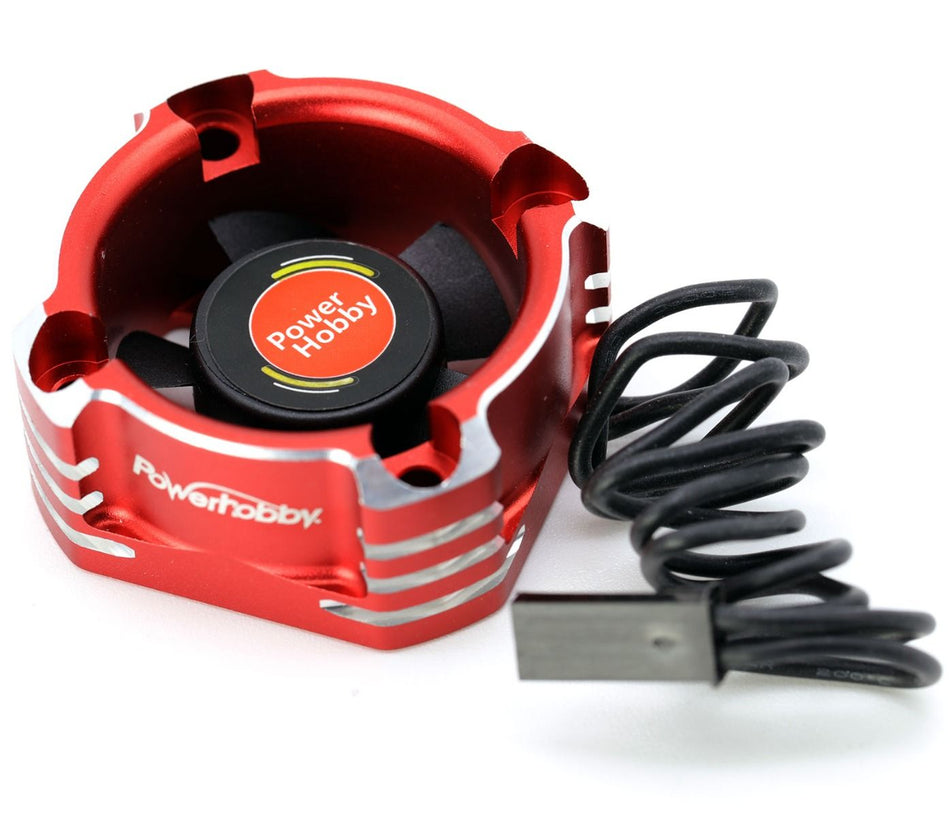 Powerhobby Booster 30x30 High Speed Aluminum RC Cooling Fan 30mm PHF3033RED image 0
