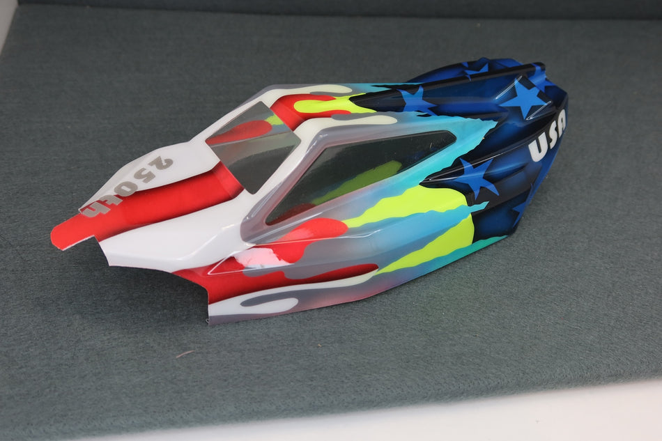 Rons Reserve Custom Airbrush Painted Body Associated B7 B7d B7.1 B7.1d 2wd Buggy