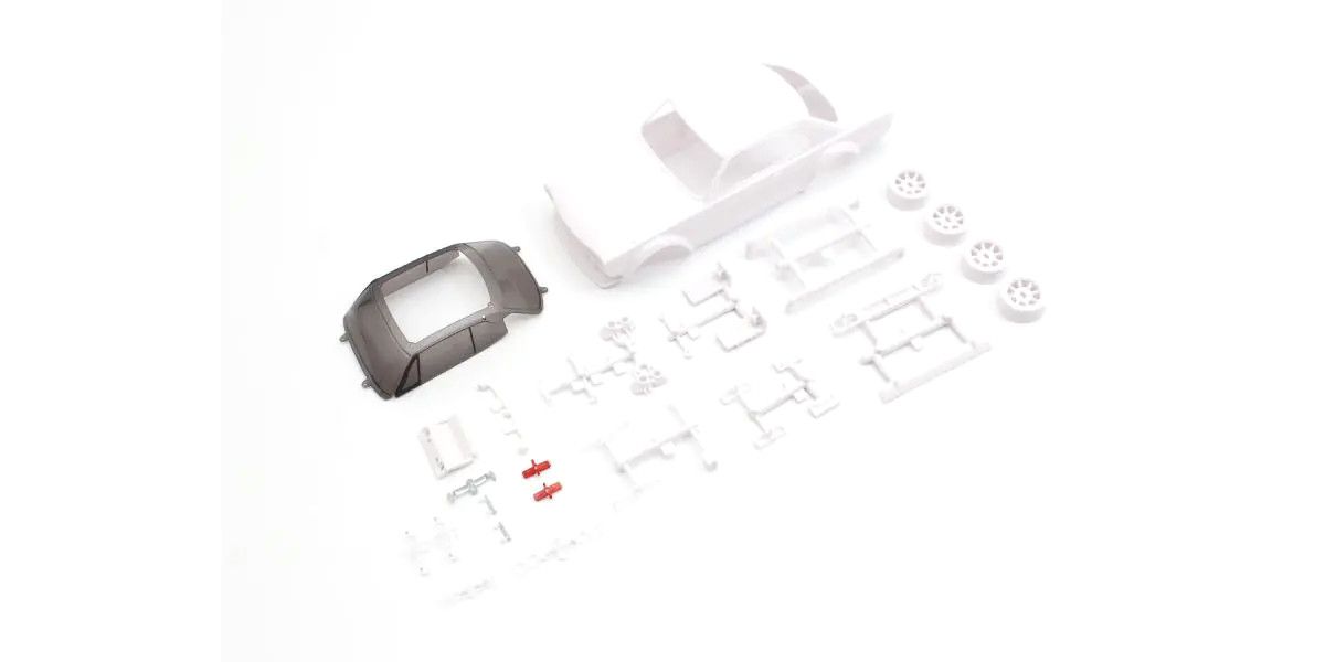Kyosho Nissan Skyline 2000GT-R (KPGC10) w/Rims White Mini Z Body Set MZN216 image 0