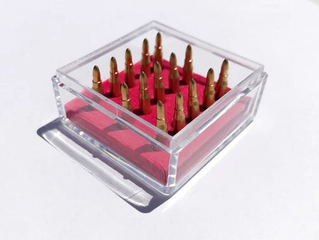 GoatGuns Mini AK Dummy Brass Rounds 15 Pack forAK47 Models AK-ROUNDS image 0