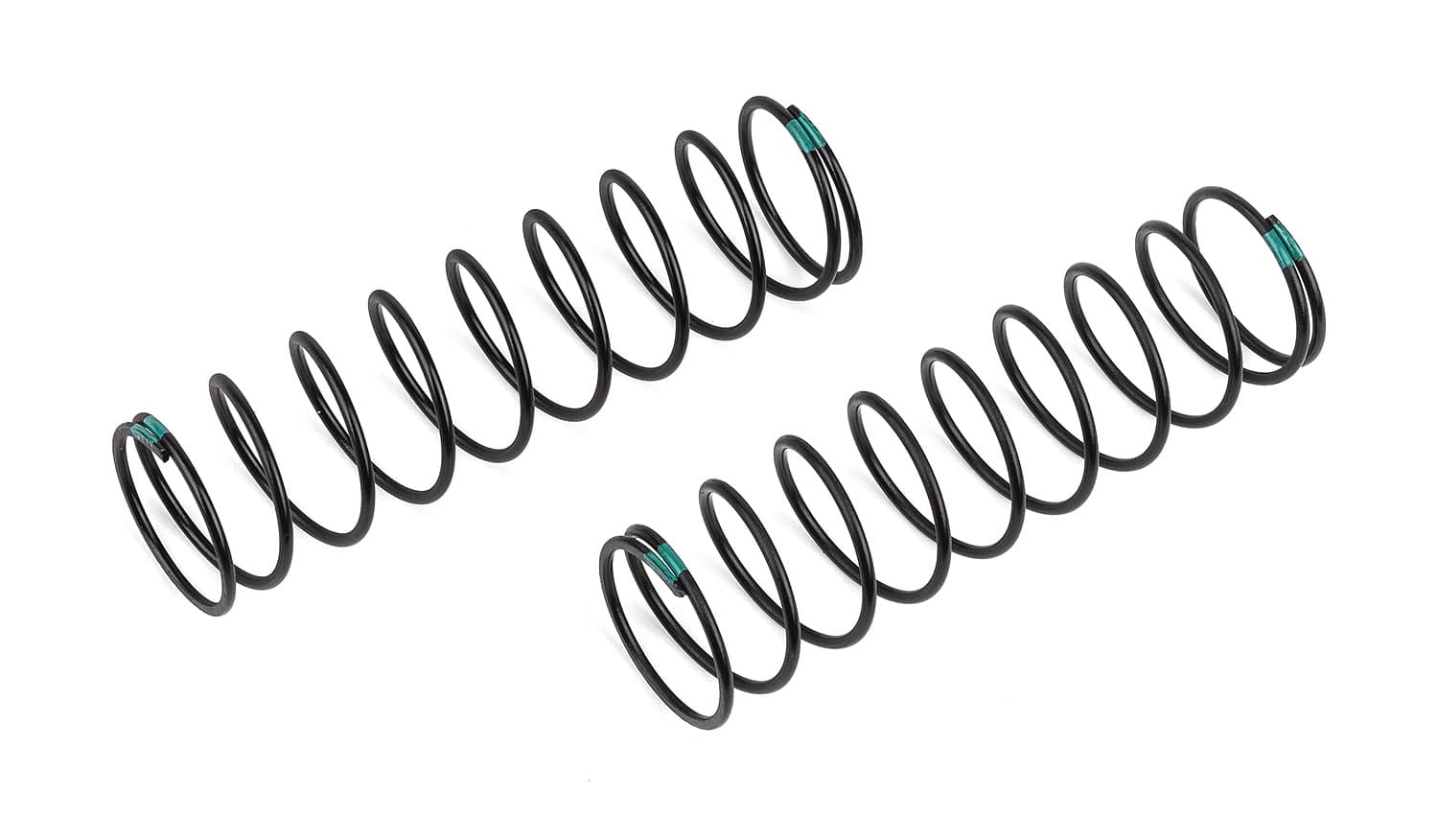 Team Associated 16mm Rear Springs Green 3.60 lb/in, L83, 10.0T, 1.5D 81663 image 0