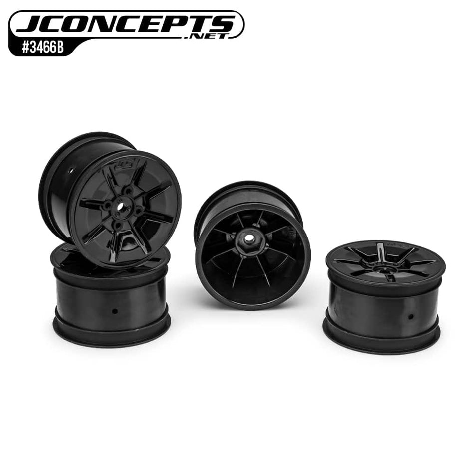 Jconcepts Pioneer REAR 2wd 4wd 2.2 Buggy Wheel BLACK  (AE offset) 3466B image 0