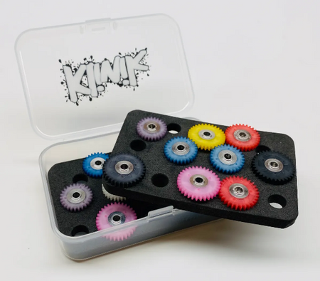 Klinik RC Set of 8 Lite Pinions w/Carrying Case (26-33t) KRCPINIONSET image 0