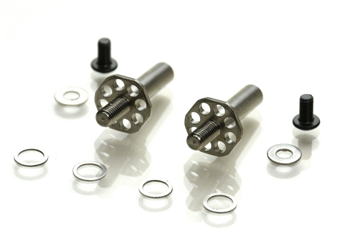 Exotek Traxxas Slash/Bandit Titanium Drag Racing Front Axles (2) EXO1979 1979 image 0