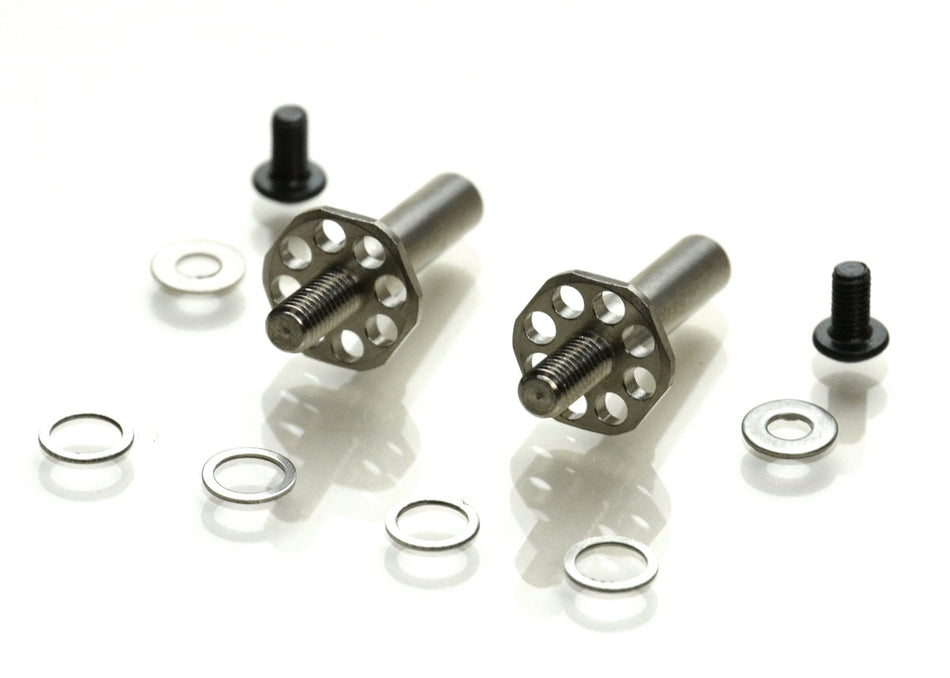 Exotek Traxxas Slash/Bandit Titanium Drag Racing Front Axles (2) EXO1979 1979 image 0
