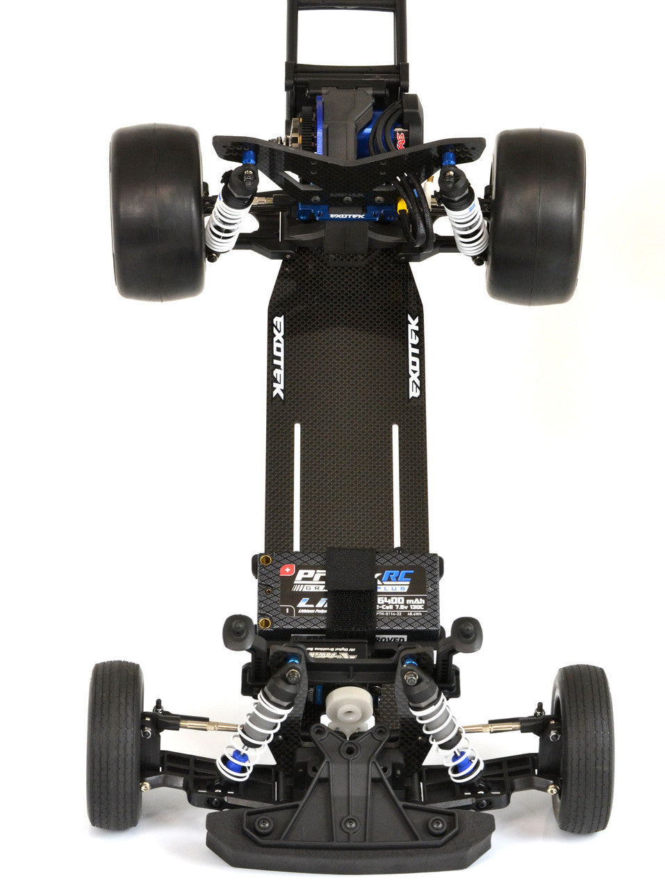Exotek Chassis Carbon Fiber Conversion for 2wd Traxxas Drag Slash 2210 image 2