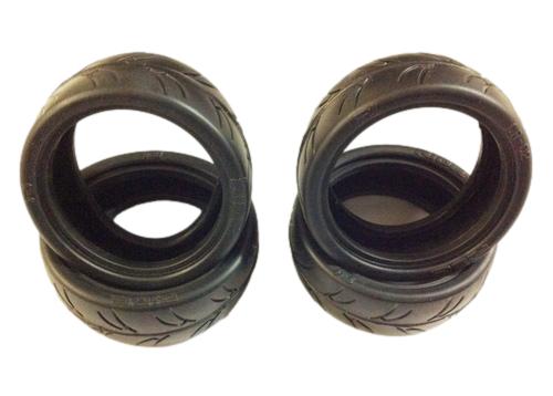 Gravity RC USGT Non Belted Spec Tires w/Inserts (4pc) GRC125 image 0