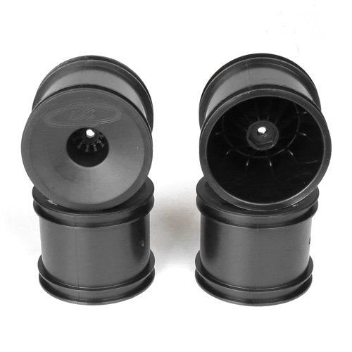 DE Racing Speedline Stadium Truck ST Wheels for Losi TLR 22T 22T 2.0 Black DER-SS4-LB image 0