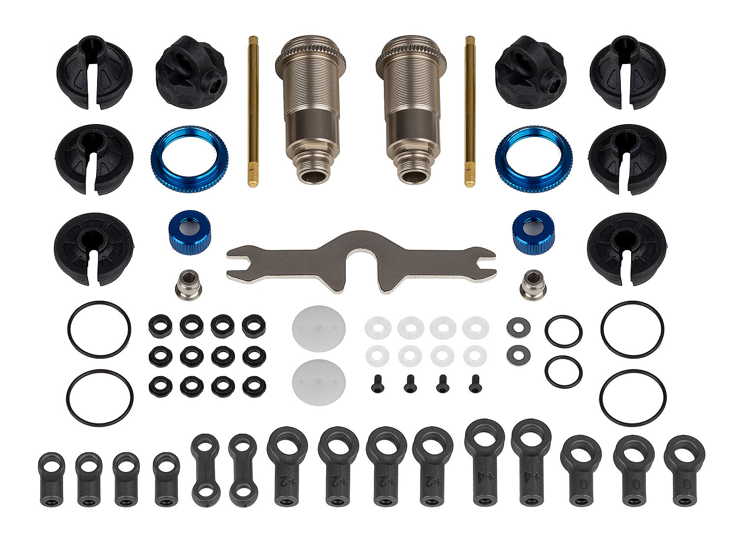 Team Associated Shock Kit (2 shocks) 13x27.5mm B6.4 B6.4D ASC91995 91995 image 0