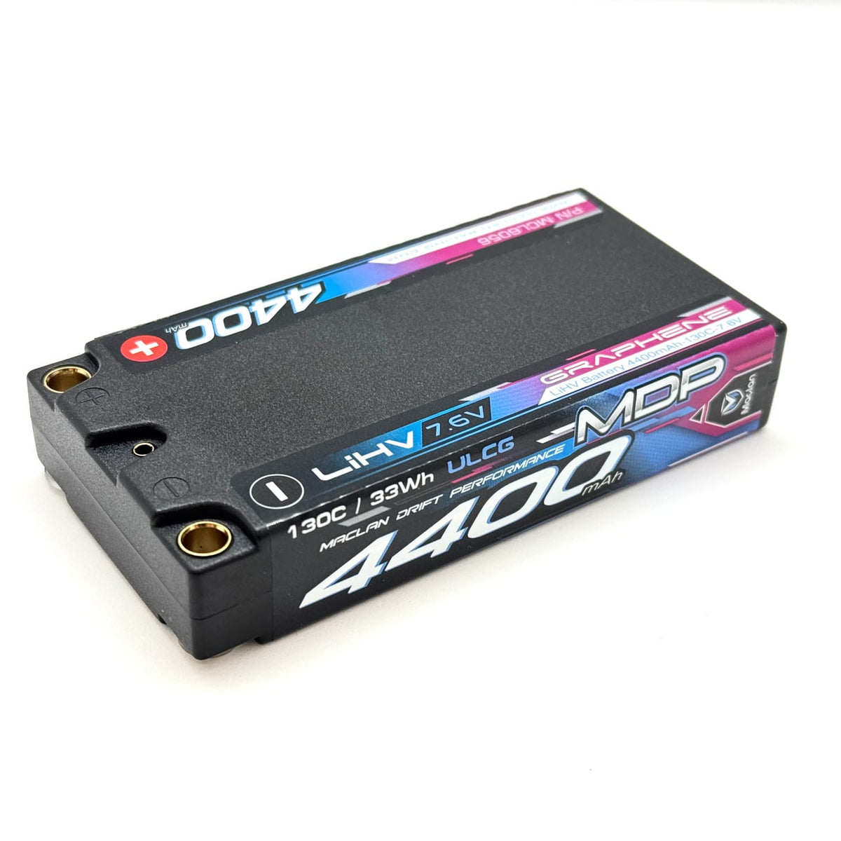 Maclan MDP Graphene HV 4400mah 130c 2s Shorty Lipo Battery MCL6056 image 0