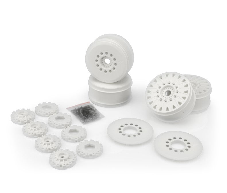 Jconcepts Cheetah 83mm Speed-Run Set 4 Wheesl w/ 12-17mm Hex Adaptor White 3395W image 0