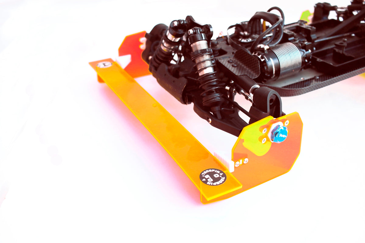 720Spin 1/8 Scale Buggy Chassis Universal Setup Station (Front and Rear) Orange image 1