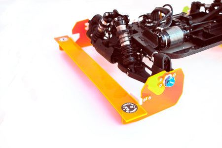 720Spin 1/8 Scale Buggy Chassis Universal Setup Station (Front and Rear) Orange image 1