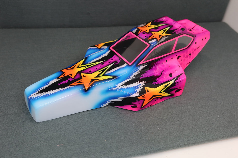Ron's Reserve Series Custom Airbrush Painted Body for Team Associated RC10 Buggy