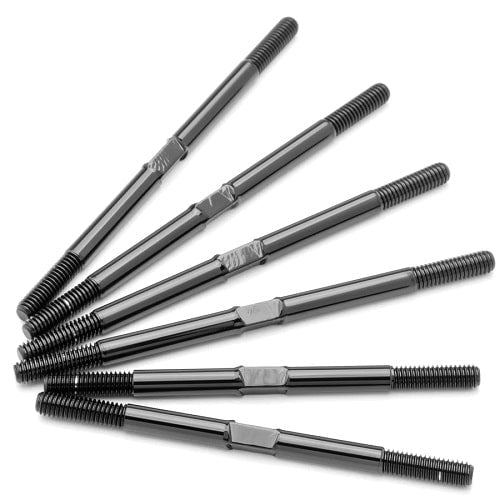 1UP Pro Duty Titanium Turnbuckle Set for Associated T6.2 &amp; SC6.2 Trucks 740813 image 0