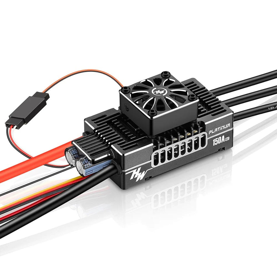 Hobbywing HobbyWing Platinum 150A V5.1 ESC for Air 3s-8S 30203501 image 0