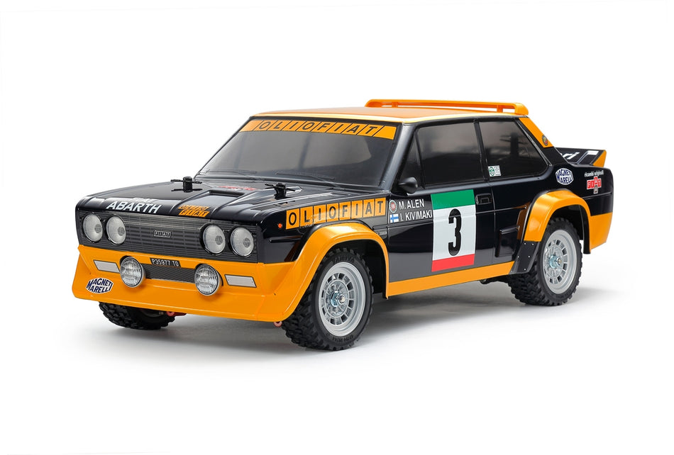 Tamiya 1/10 R/C Fiat 131 Abarth Rally Olio Fiat Body Parts Set 51710 image 0
