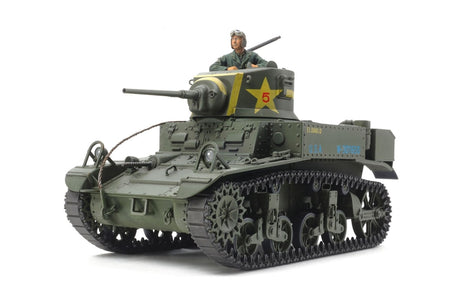 Tamiya 1/35 US Light Tank M3 Stuart Plastic Model Kit 35360 image 0
