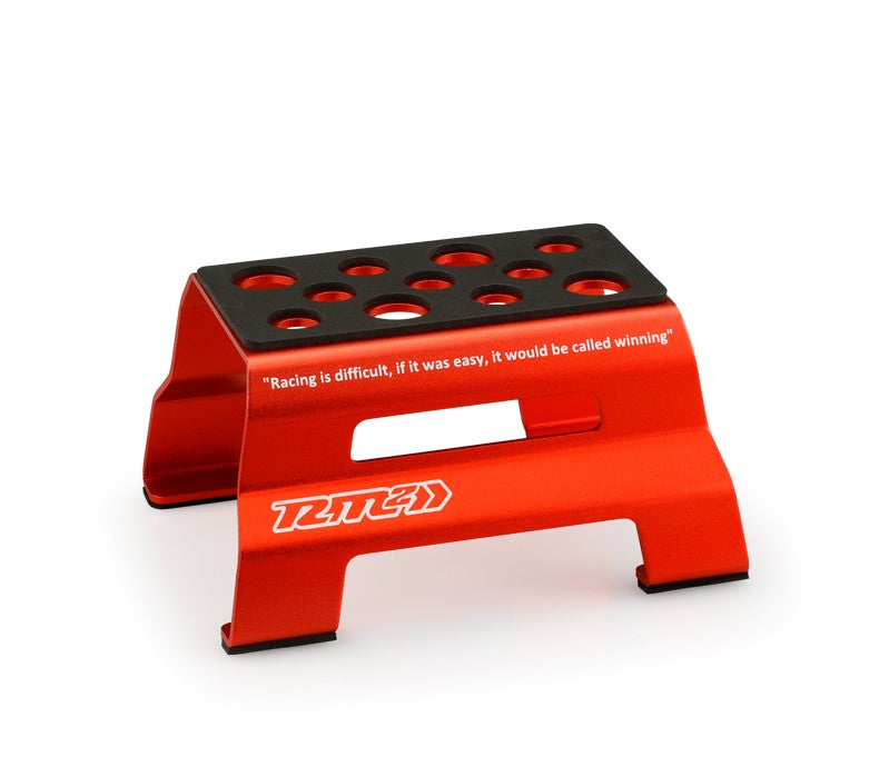 JConcepts RM2 Red Metal Car Pit Stand For 1/10th &amp; 1/8th Vehicles 8132 image 0