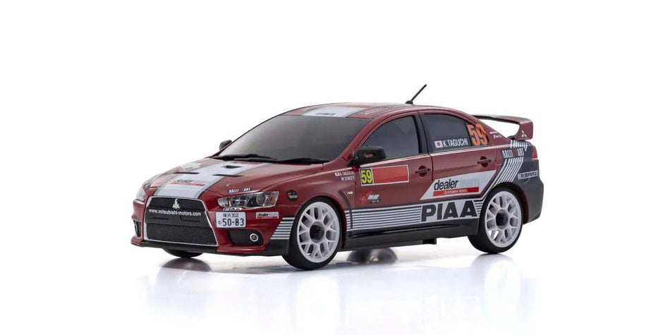 Kyosho Mitsubishi Motors Dealer PWRC 2008 Lancer Evo X Mini-Z Autoscale Body image 0
