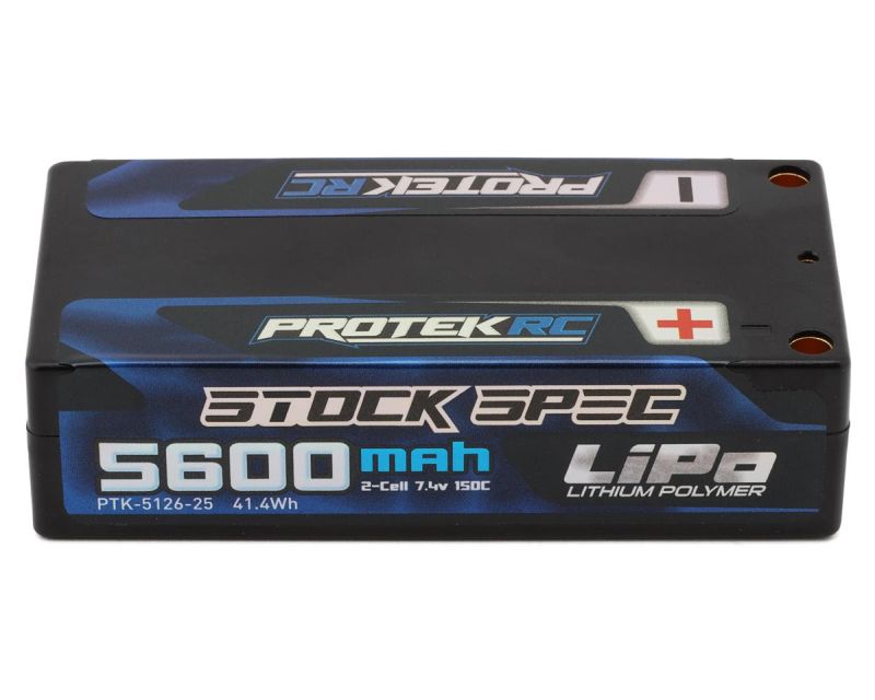 ProTek 5600mAh 2S 150C Si-Graphene Stock Spec Shorty LiPo Battery PTK512625