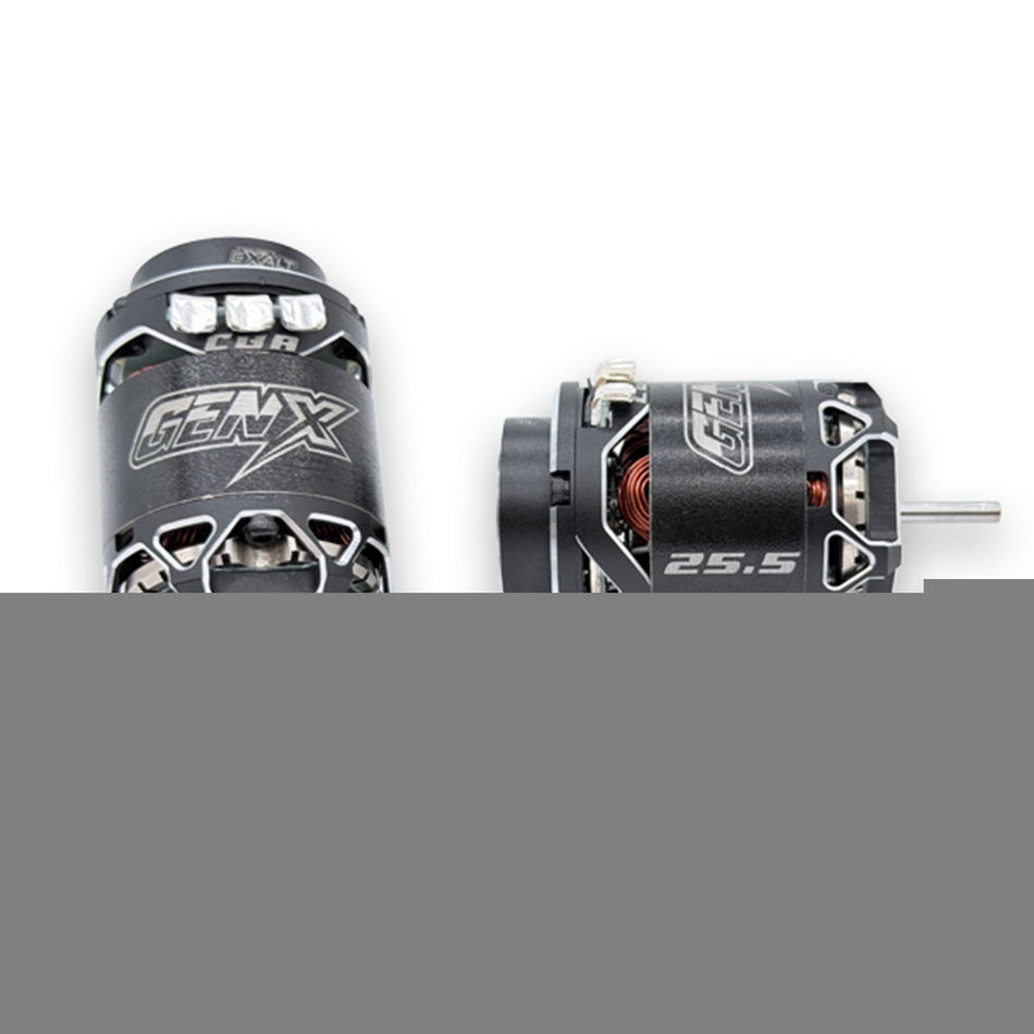 Team Exalt Gen-X 25.5t (25.5 Turn) Silver Spec Brushless Motor EXAG255SS