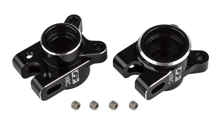 Team Associated B7 &amp; B7d Factory Team Aluminum Rear Hub HRC Set Black 92474 image 0