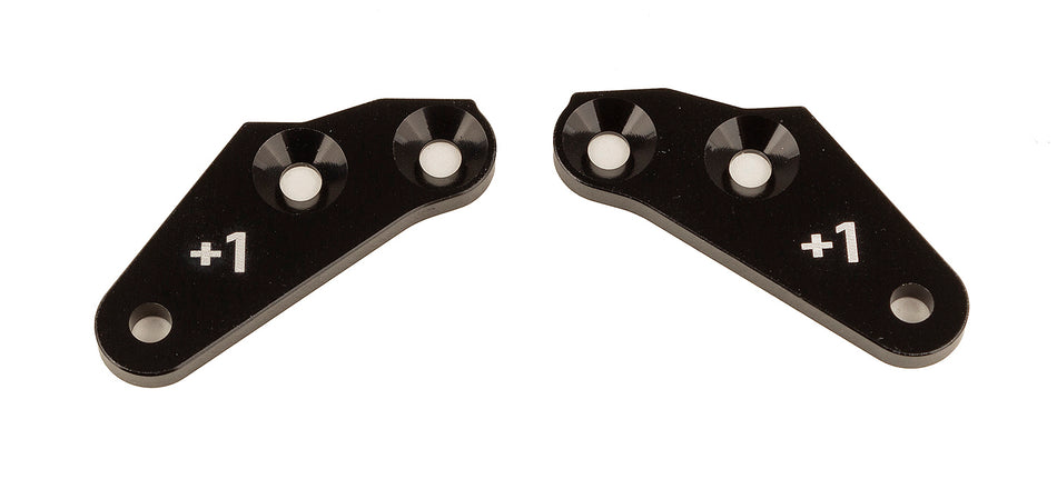 Team Associated Steering Block Arms +1 Carbon Fiber for RC8B4.1 RC8B4.1e 81640 image 0