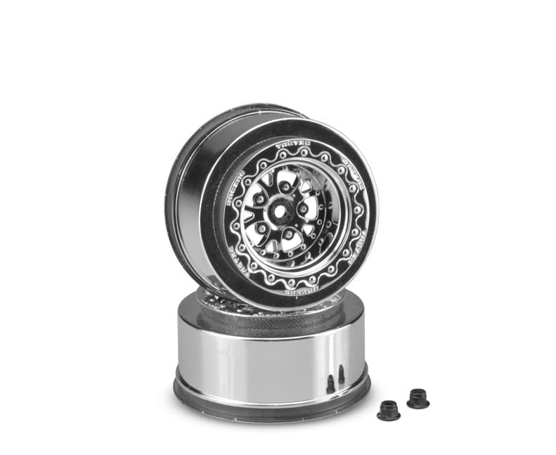 JConcepts Tactic CHROME Street Eliminator Rear Drag Racing Wheels JCO3400C 3400C image 0