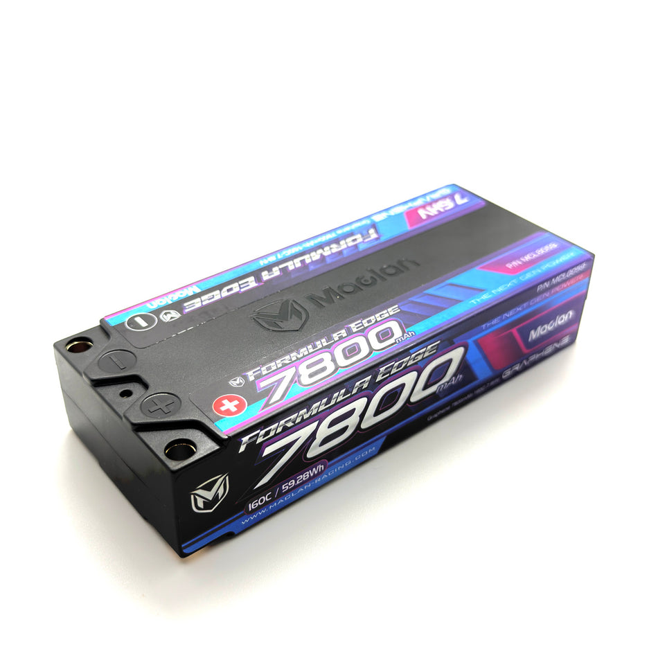 Maclan Racing Formula Edge 7800mah 160c 7.6v Mid Shorty Lipo Battery MCL6059