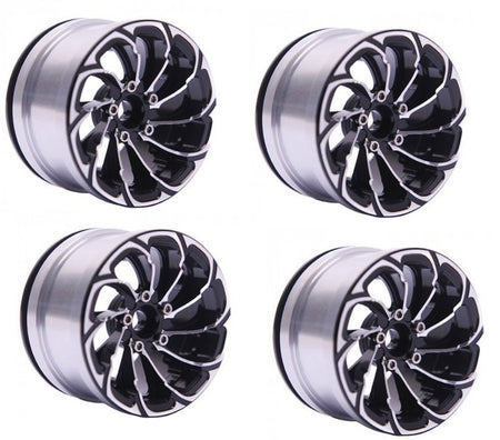 Aluminum 2.2" Directional Beadlock Wheel Rim 1/10 RC Axial SCX10 Wraith TRX4 KM2 image 0